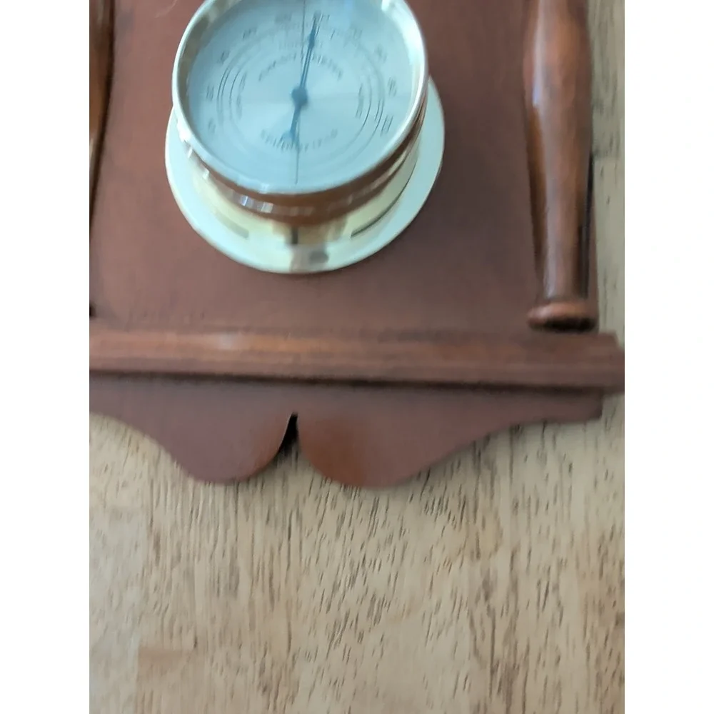Vintage‎ Springfield Weather Station: Thermometer Barometer Humidity Made In USA